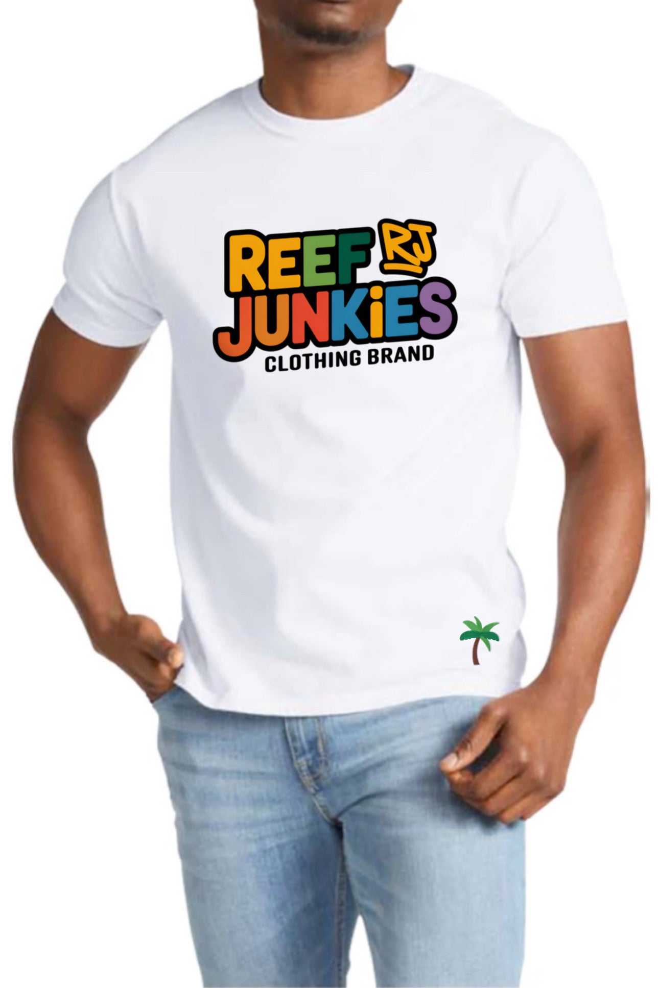 NEW UNISEX REEF JUNKIES GRAPHIC TEE