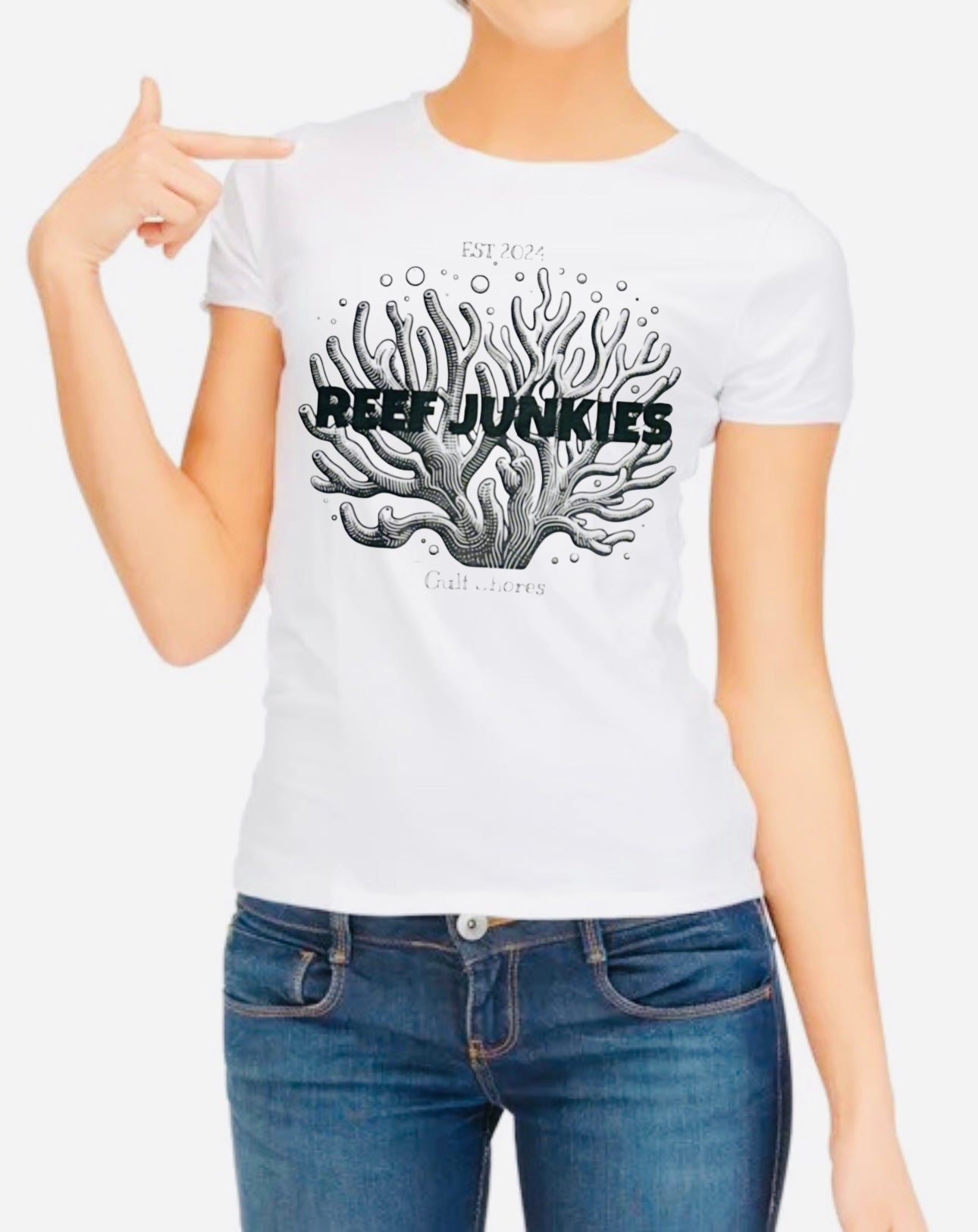 UNISEX REEF JUNKIES GRAPHIC TEE