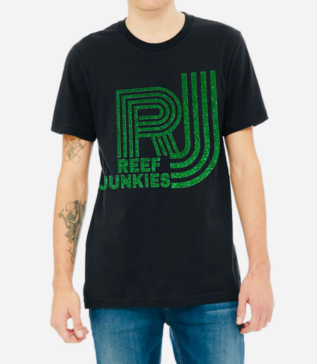 NEW UNISEX REEF JUNKIES SPARKLE TEE