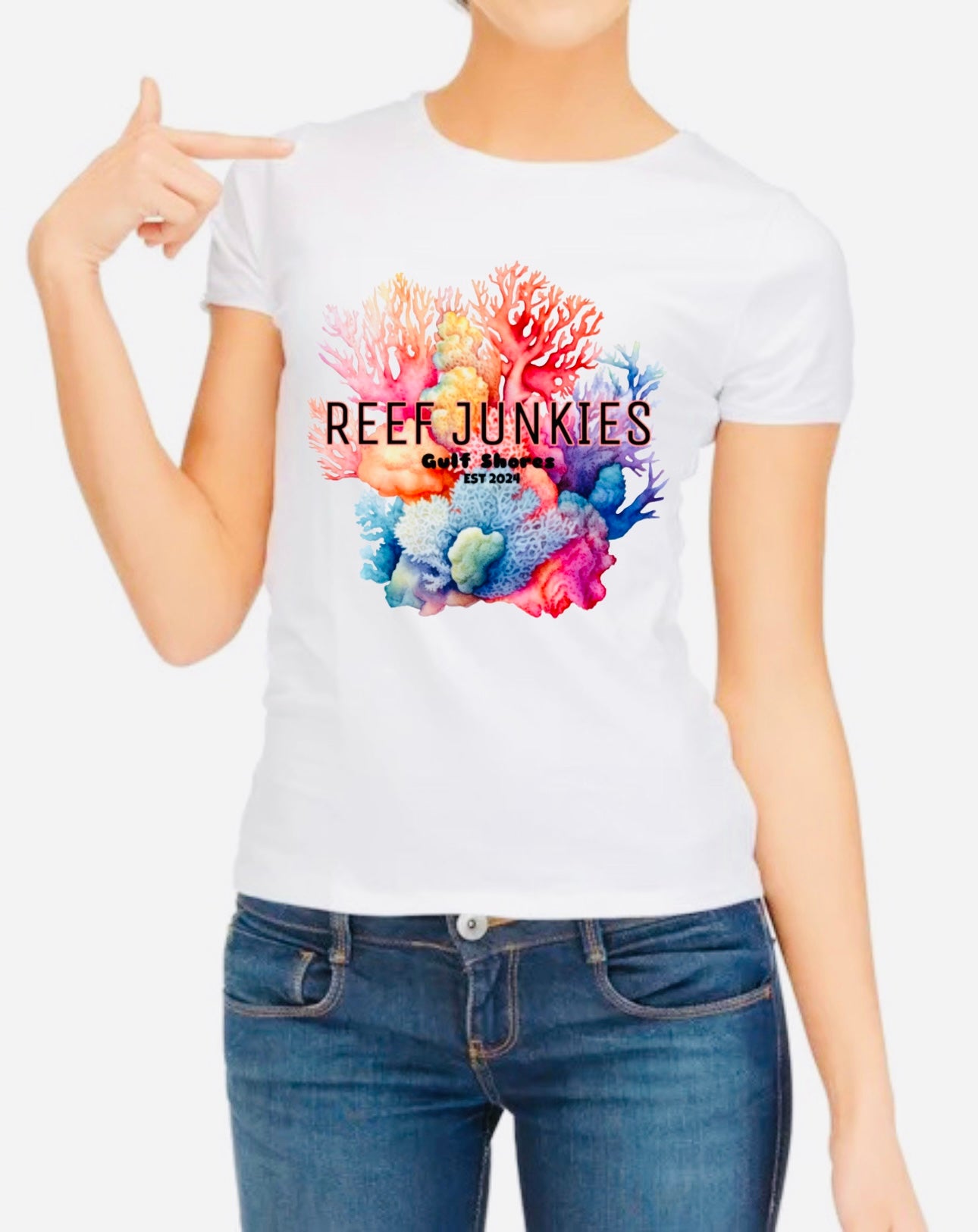 UNISEX REEF JUNKIES GRAPHIC TEE
