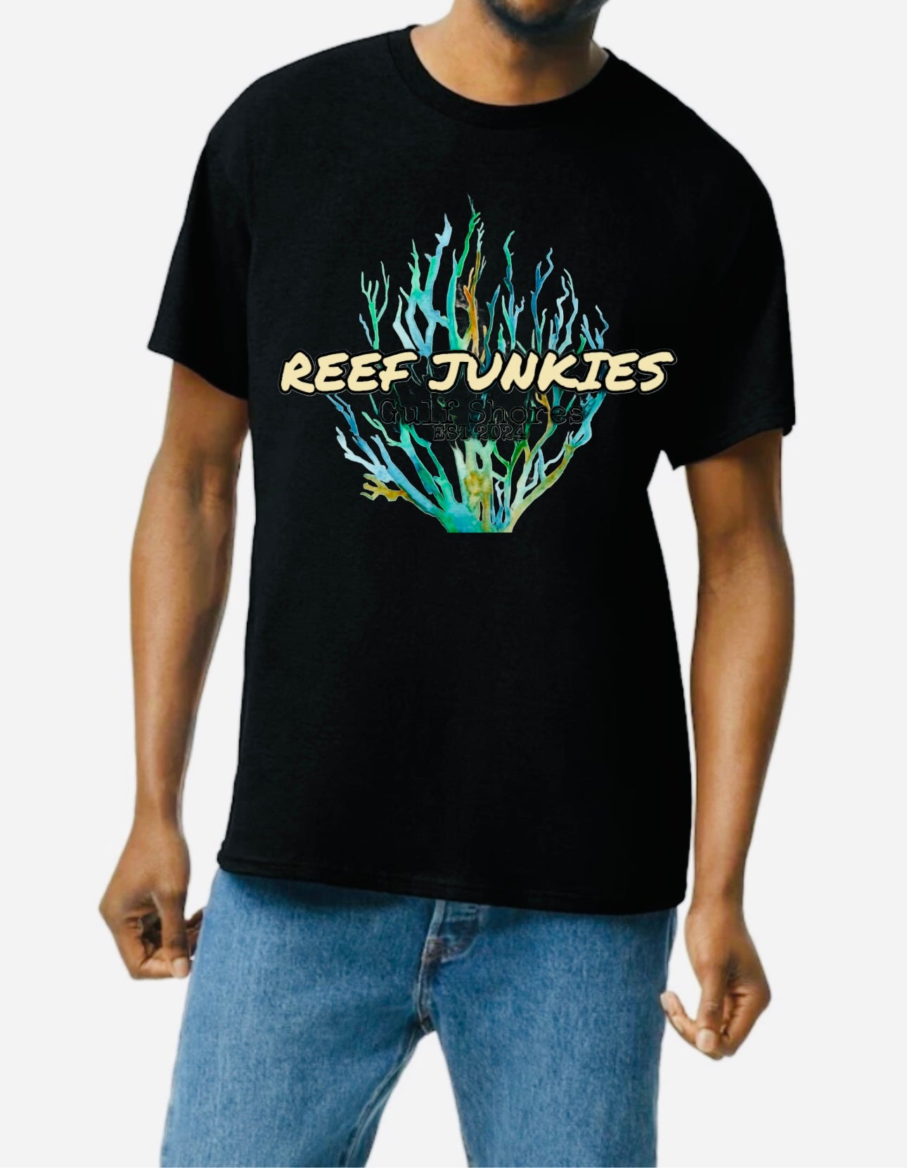 UNISEX REEF JUNKIES GRAPHIC TEE