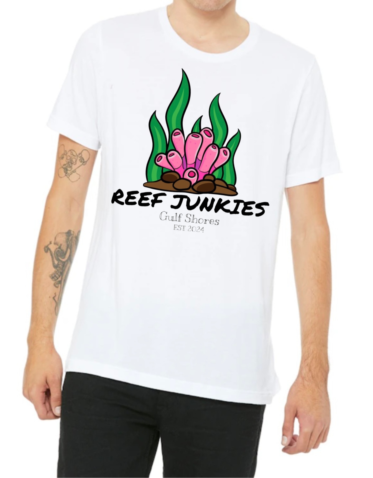 UNISEX REEF JUNKIES GRAPHIC TEE