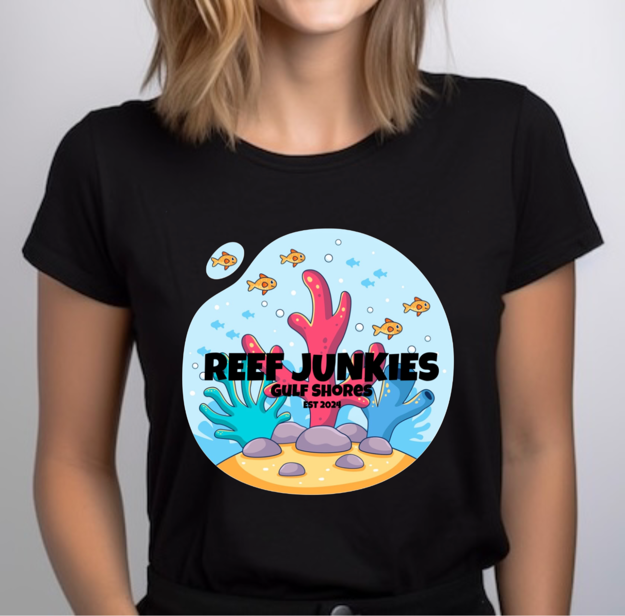 UNISEX REEF JUNKIES GRAPHIC TEE