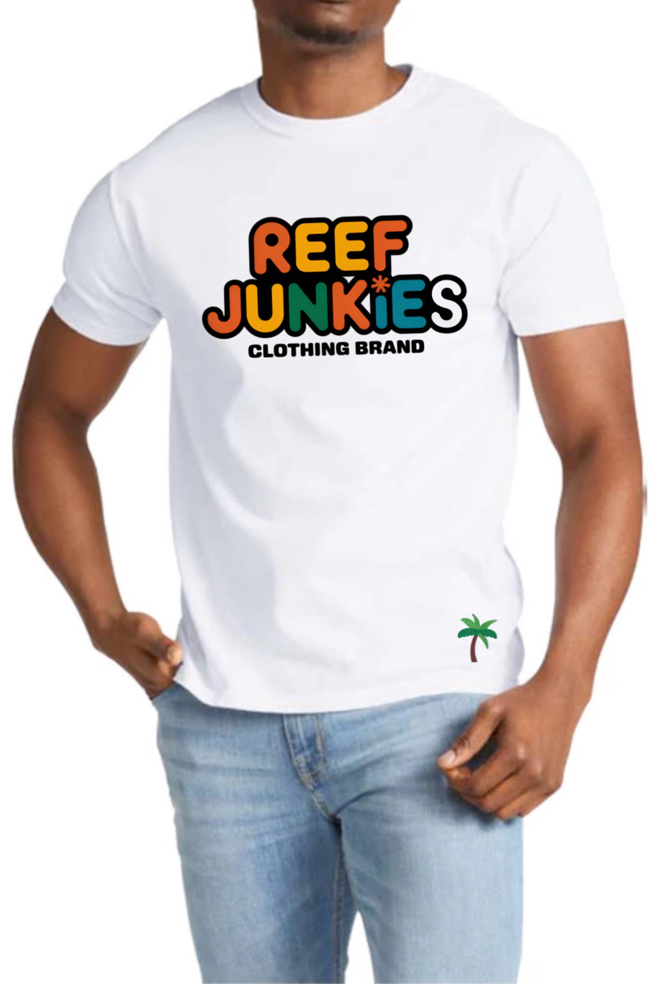 NEW UNISEX REEF JUNKIES GRAPHIC TEE