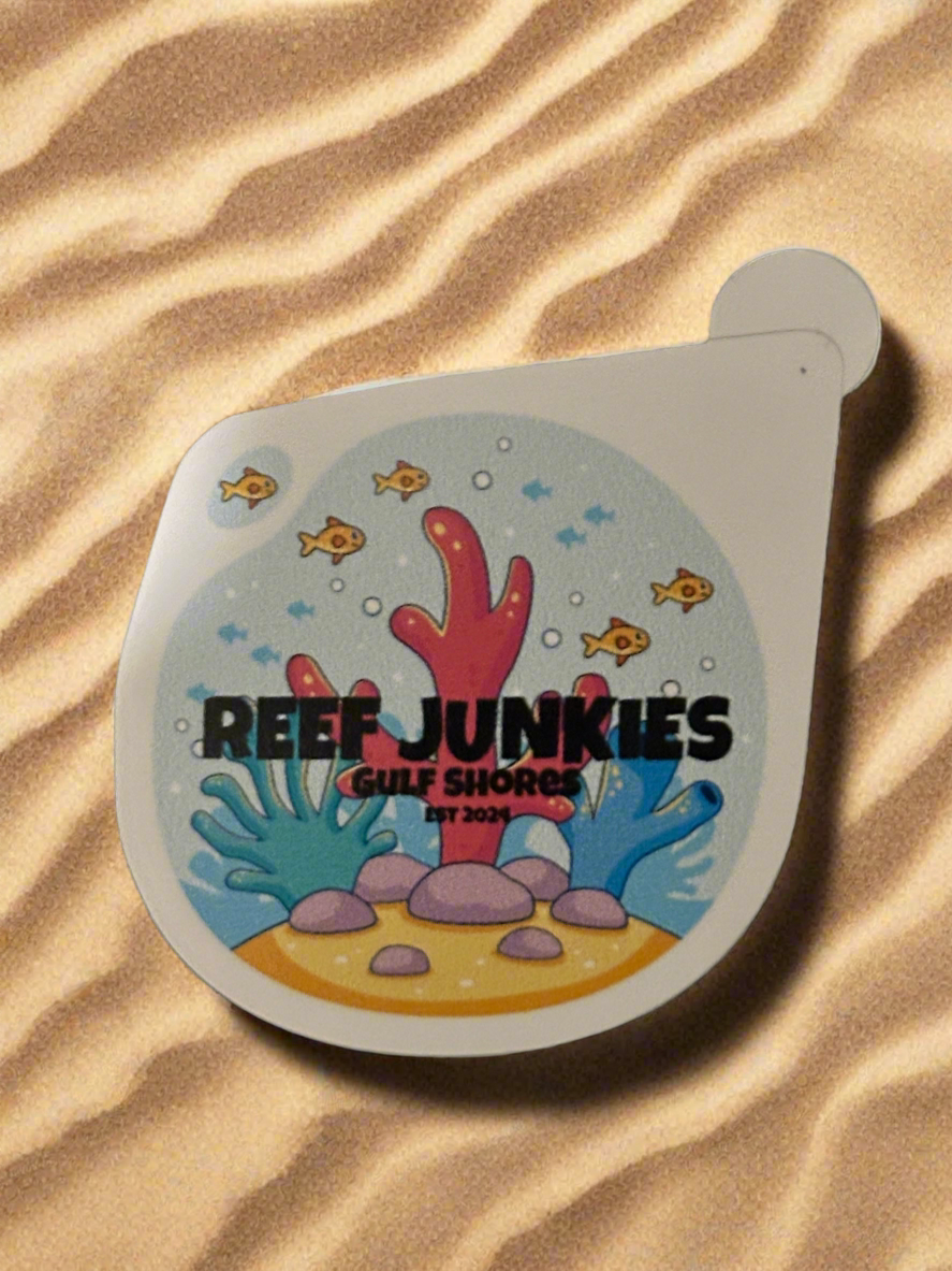 REEF JUNKIES GRAPHIC STICKER