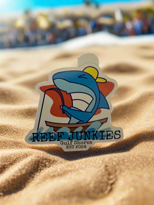 REEF JUNKIES GRAPHIC STICKER