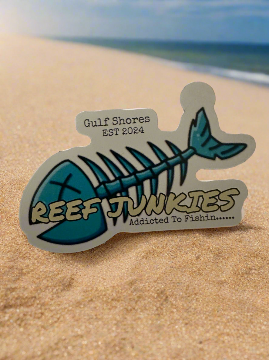 REEF JUNKIES GRAPHIC STICKER