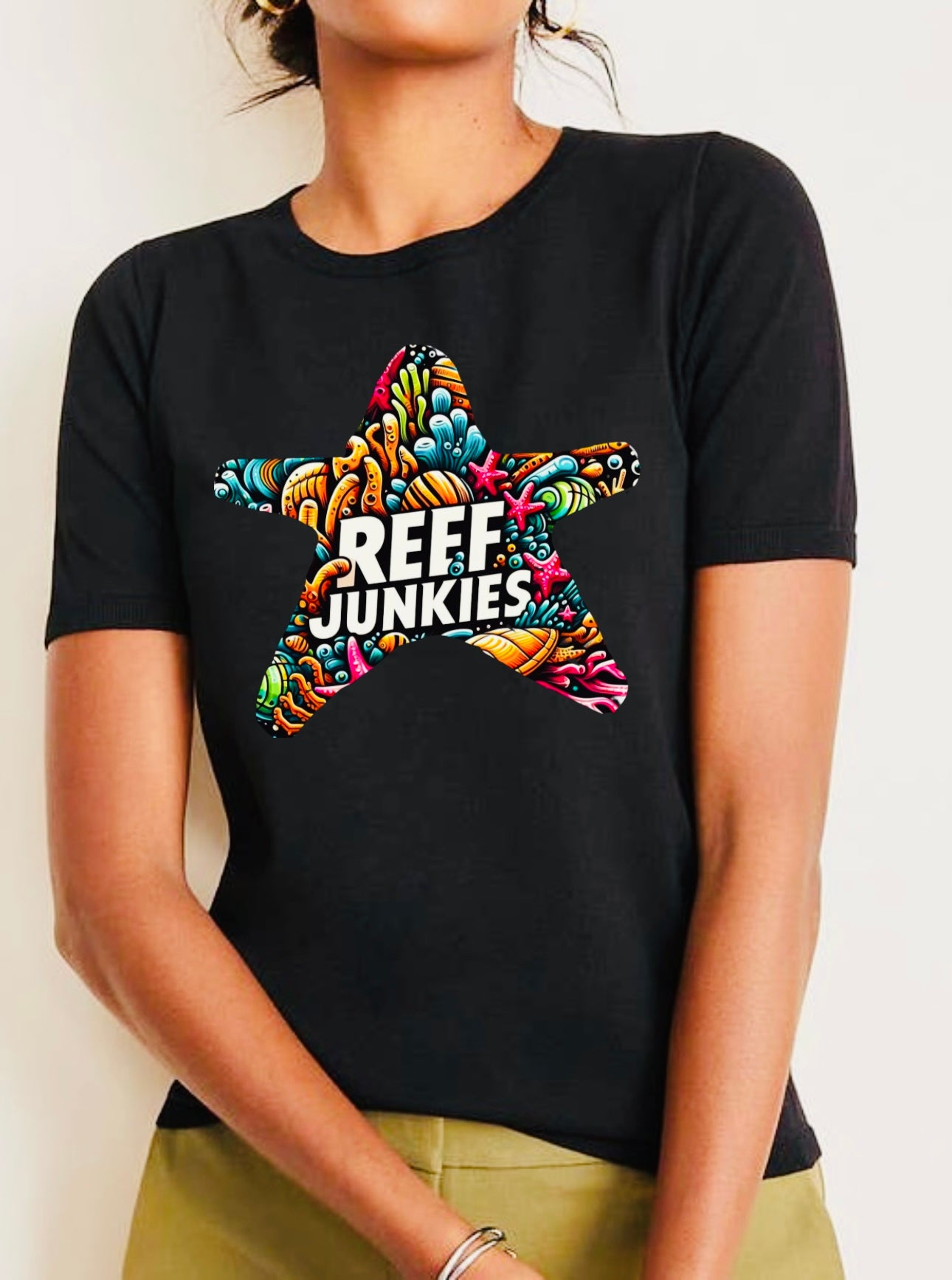 NEW UNISEX REEF JUNKIES GRAPHIC TEE