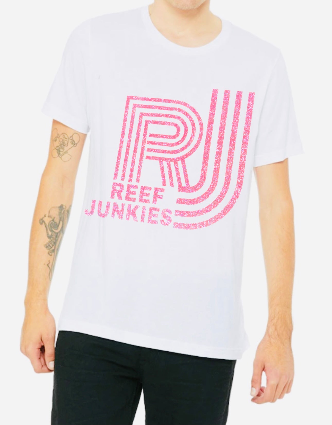 NEW UNISEX REEF JUNKIES SPARKLE TEE