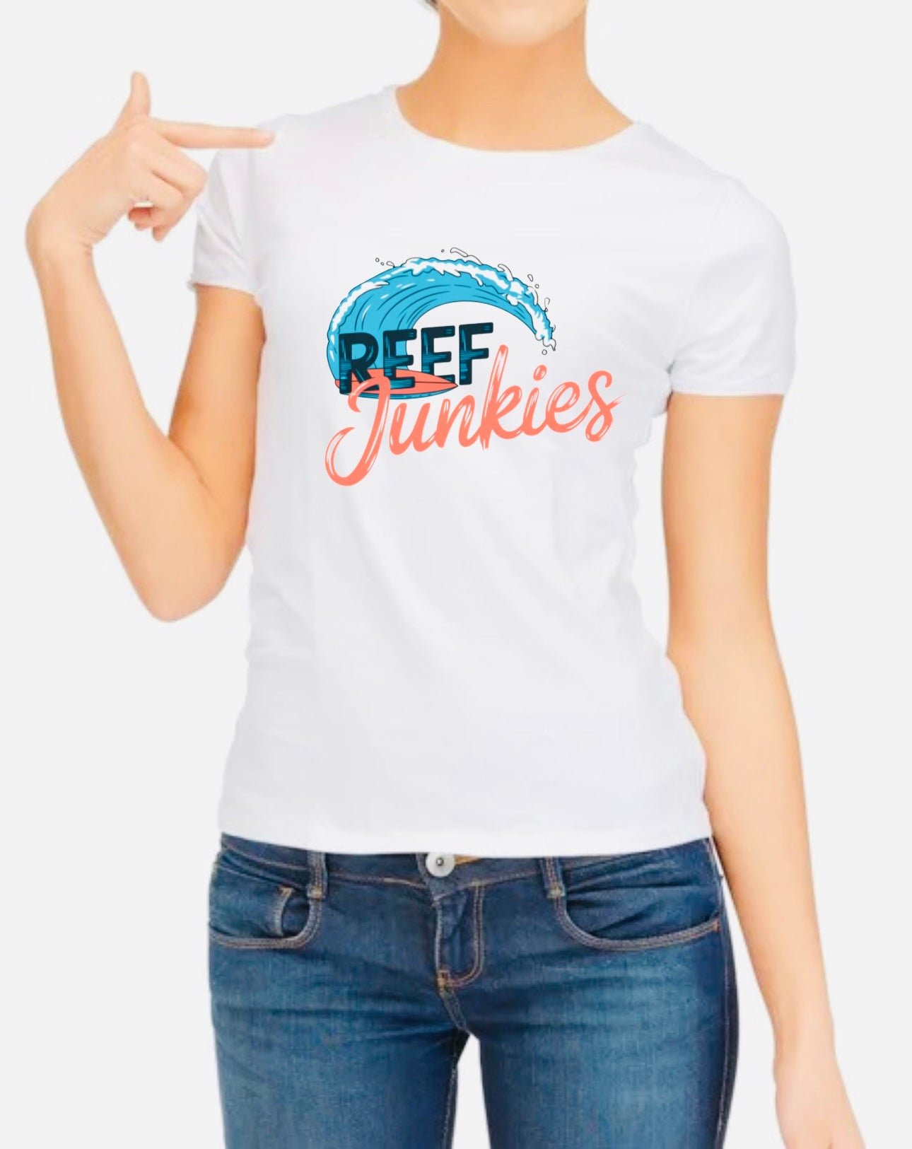 NEW UNISEX REEF JUNKIES GRAPHIC TEE