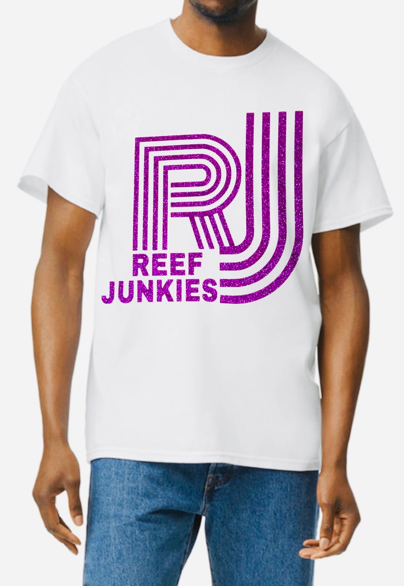 NEW UNISEX REEF JUNKIES SPARKLE TEE