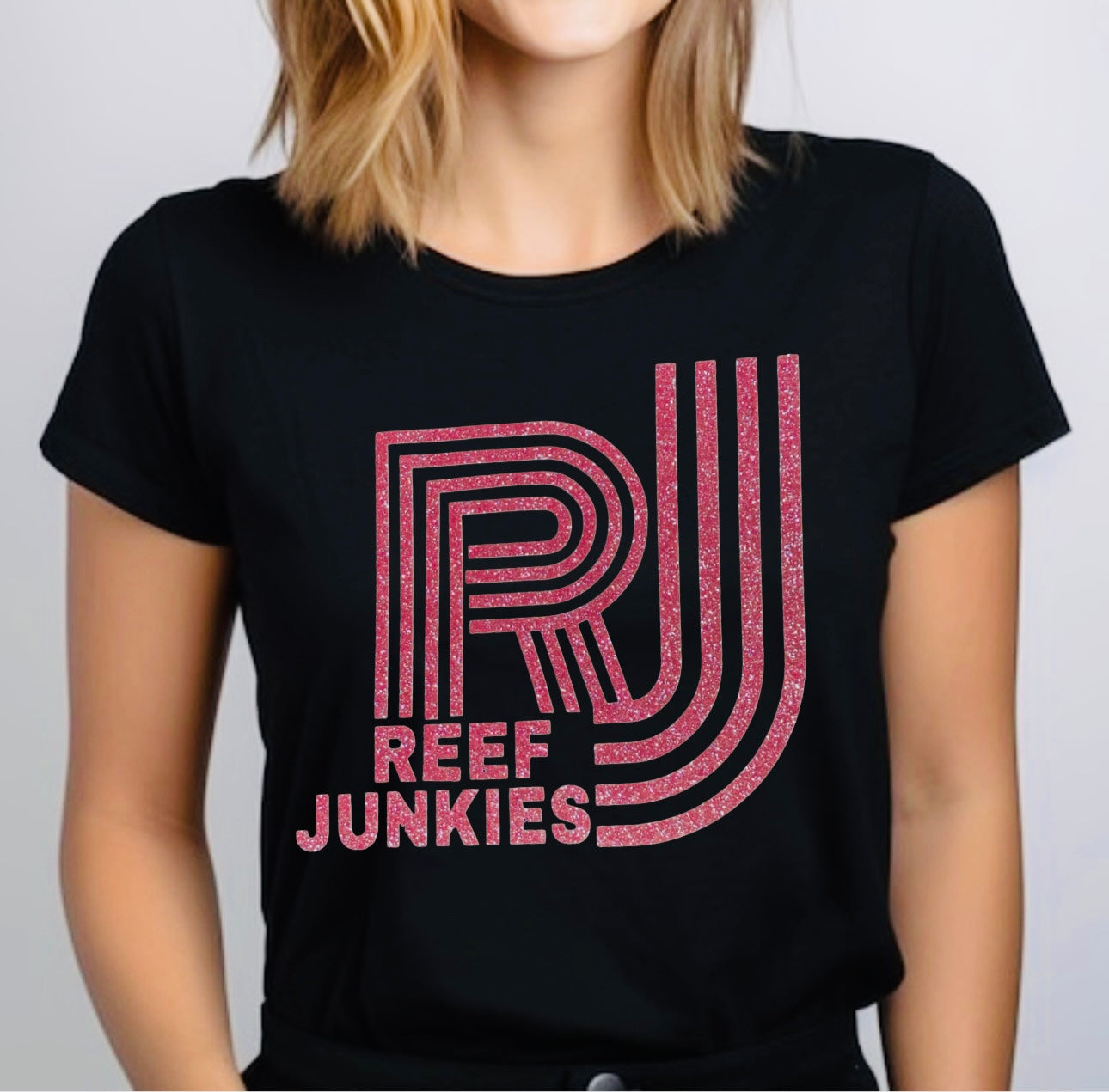 NEW UNISEX REEF JUNKIES SPARKLE TEE