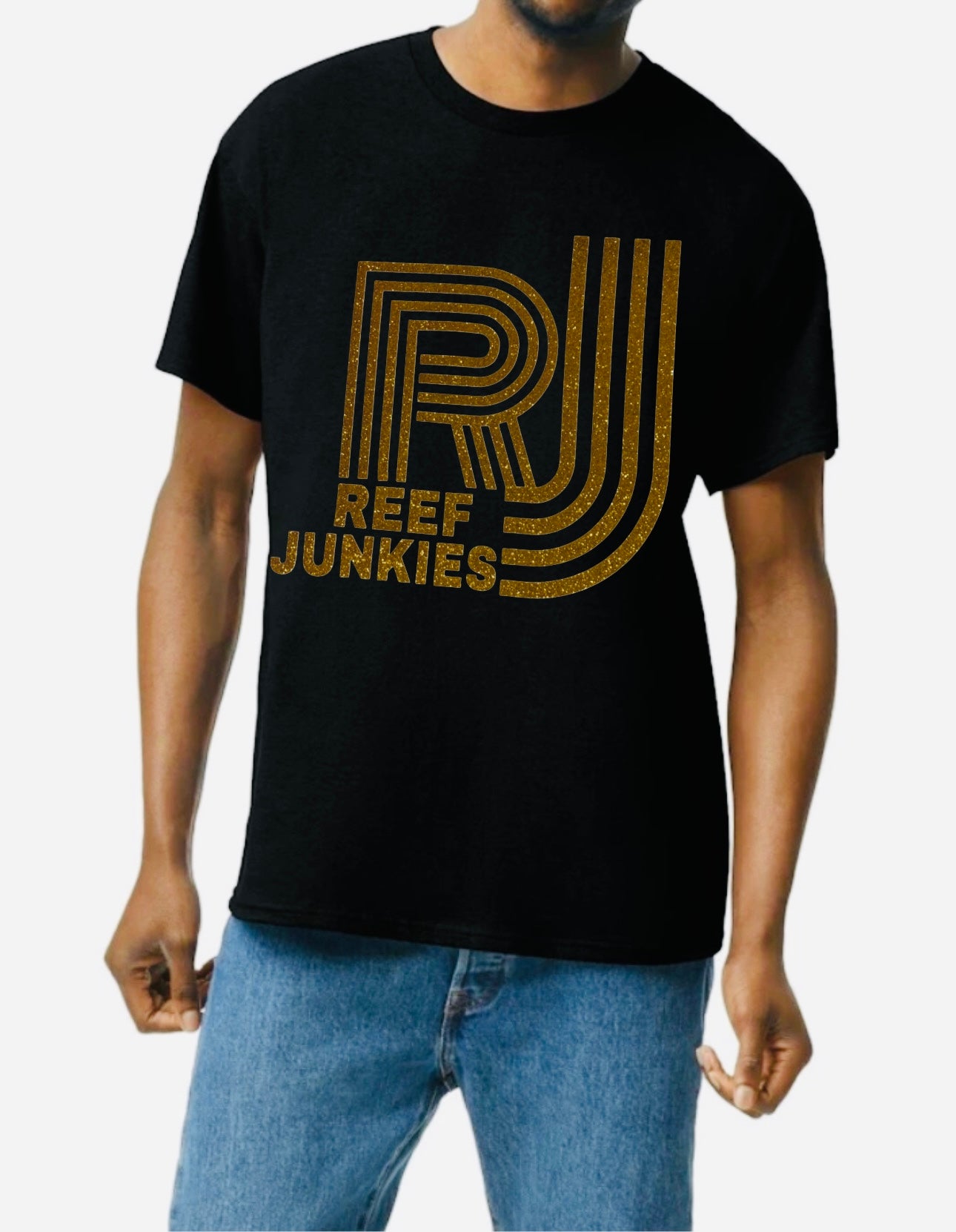 NEW UNISEX REEF JUNKIES SPARKLE TEE