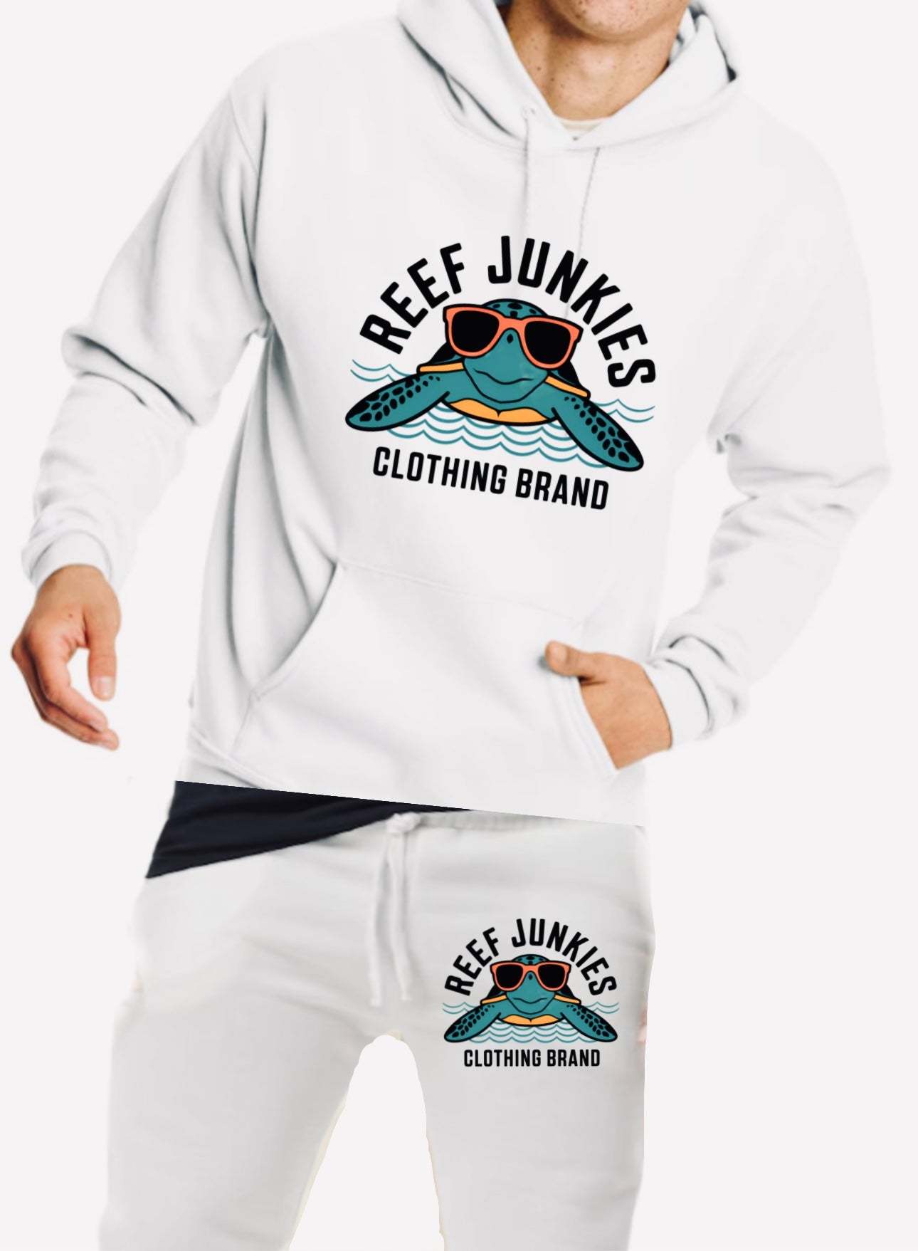 NEW REEF JUNKIES HOODIE SET