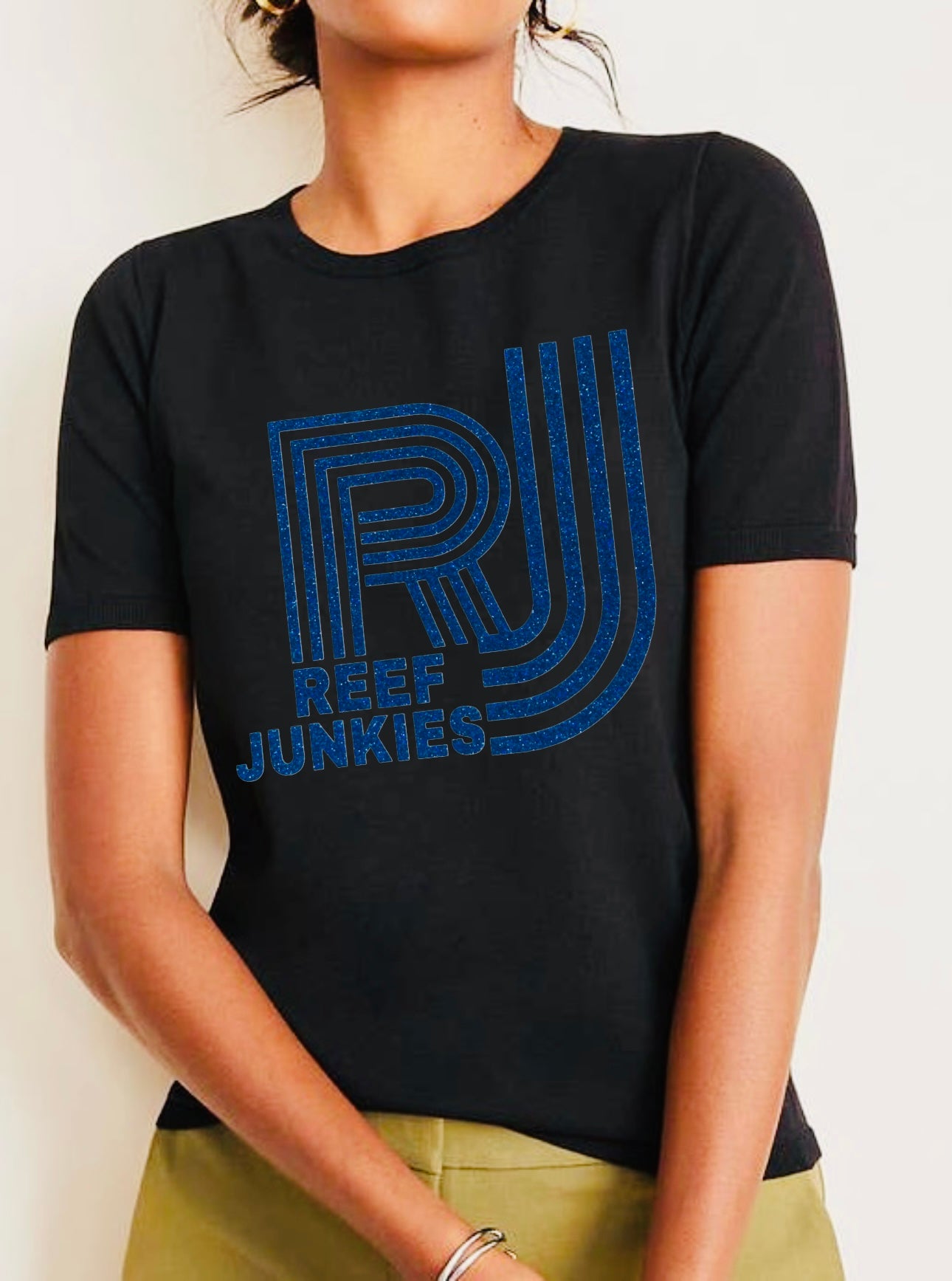 NEW UNISEX REEF JUNKIES SPARKLE TEE