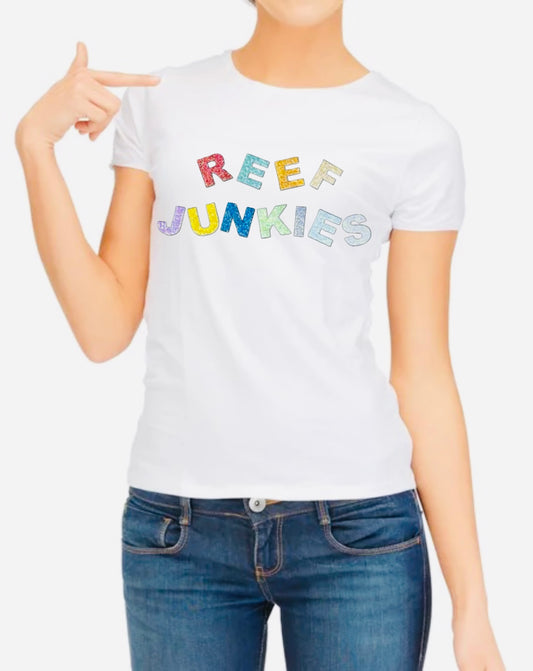 NEW UNISEX REEF JUNKIES SPARKLE TEE