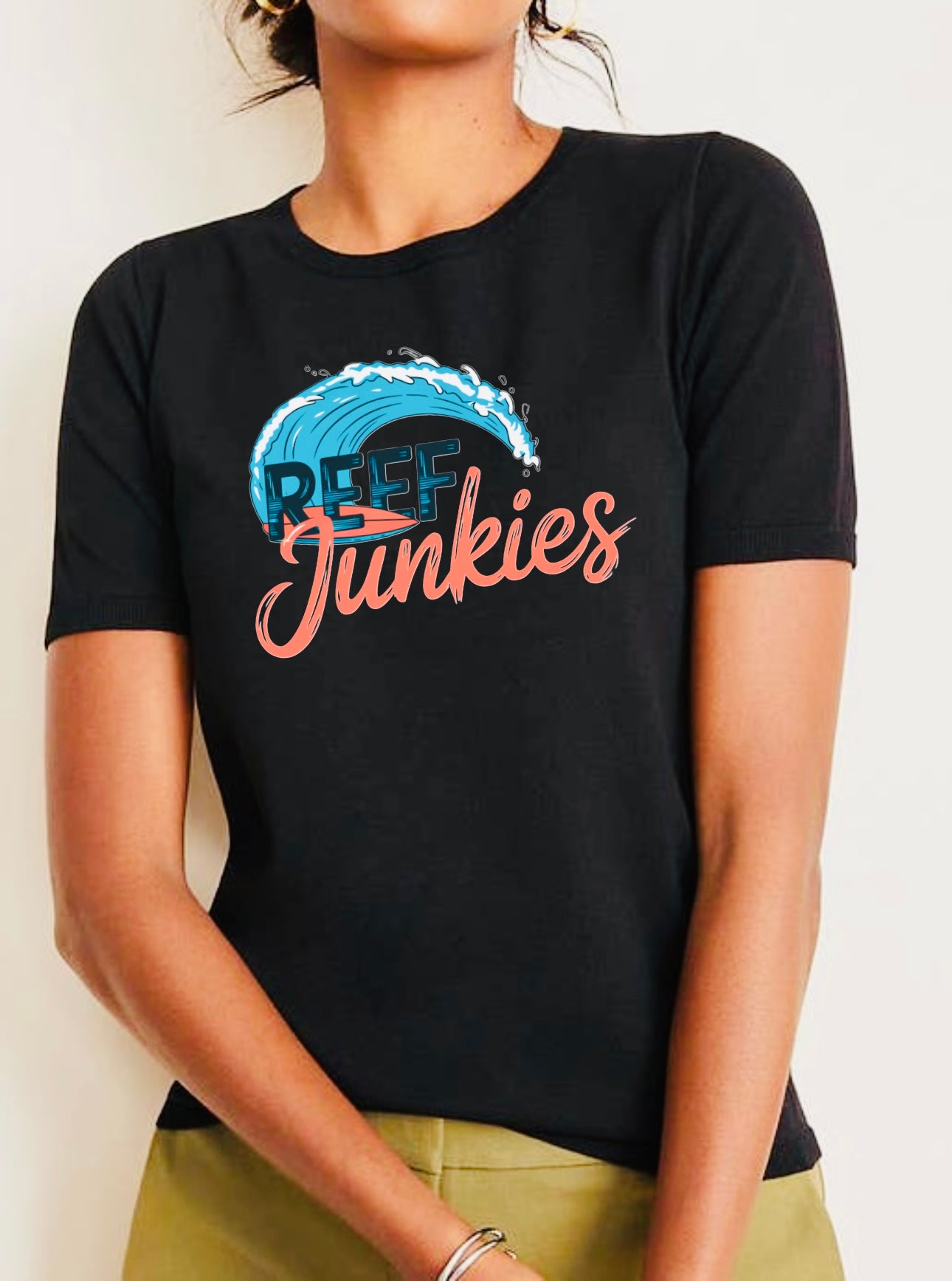 NEW UNISEX REEF JUNKIES GRAPHIC TEE