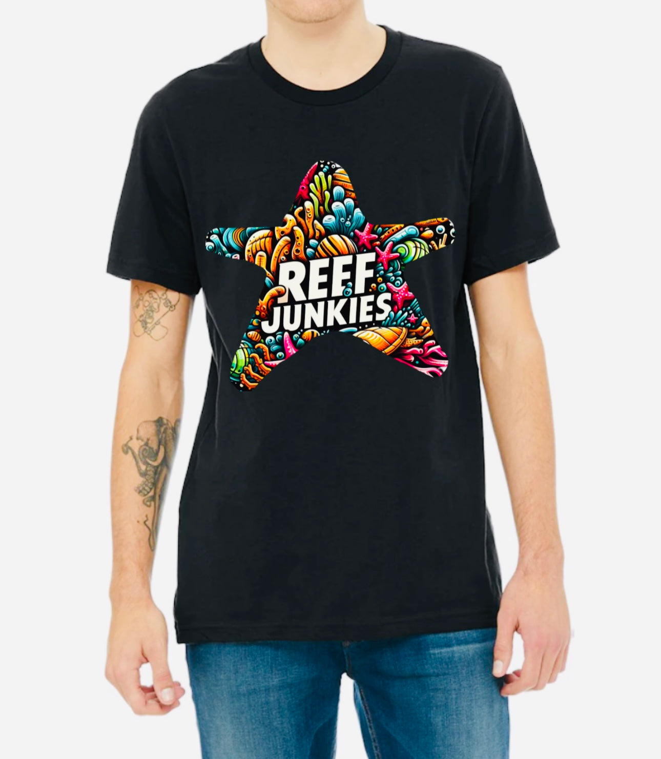 NEW UNISEX REEF JUNKIES GRAPHIC TEE