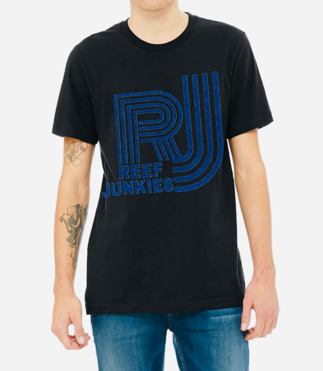 NEW UNISEX REEF JUNKIES SPARKLE TEE