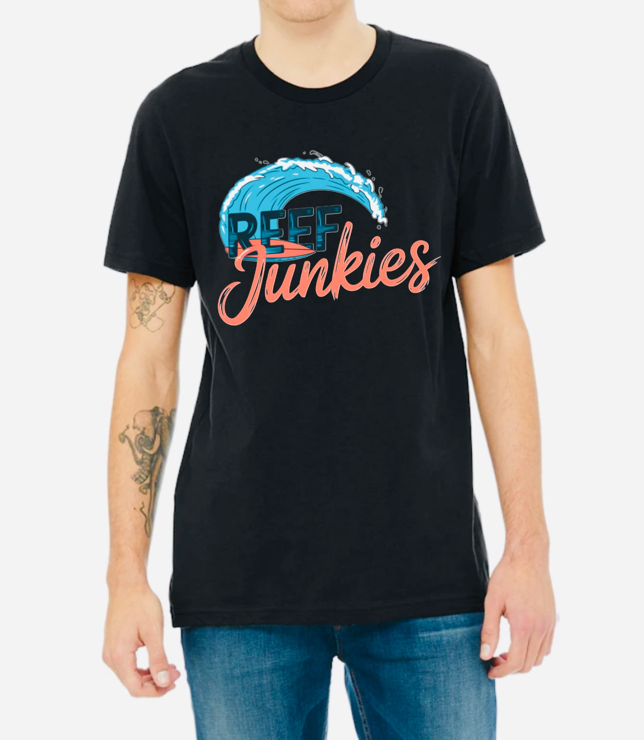 NEW UNISEX REEF JUNKIES GRAPHIC TEE