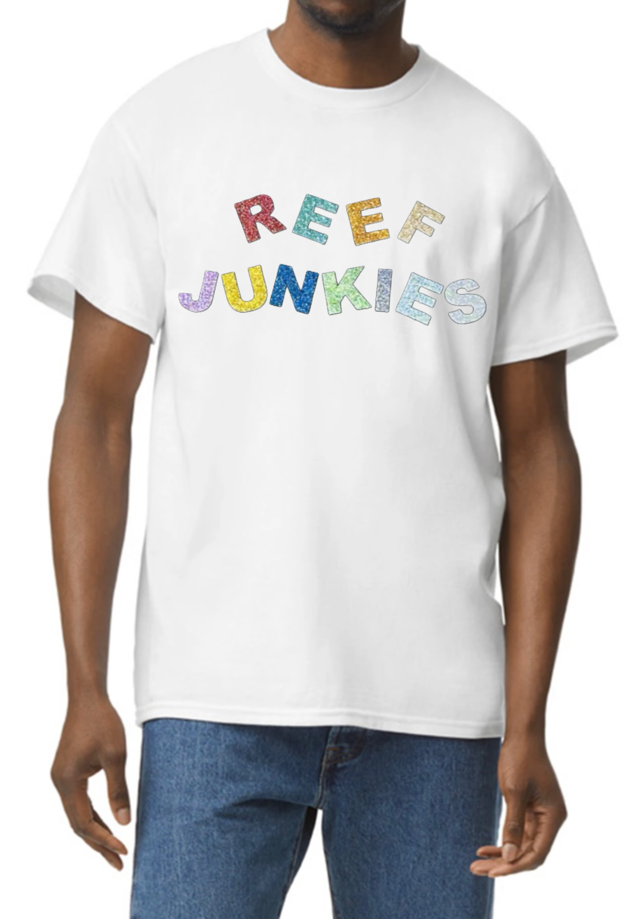 NEW UNISEX REEF JUNKIES SPARKLE TEE