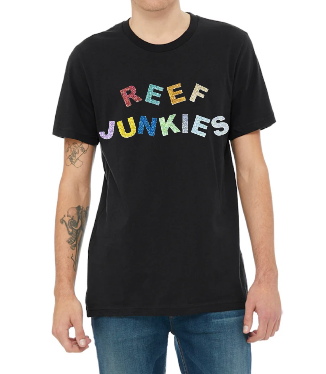 NEW UNISEX REEF JUNKIES SPARKLE TEE